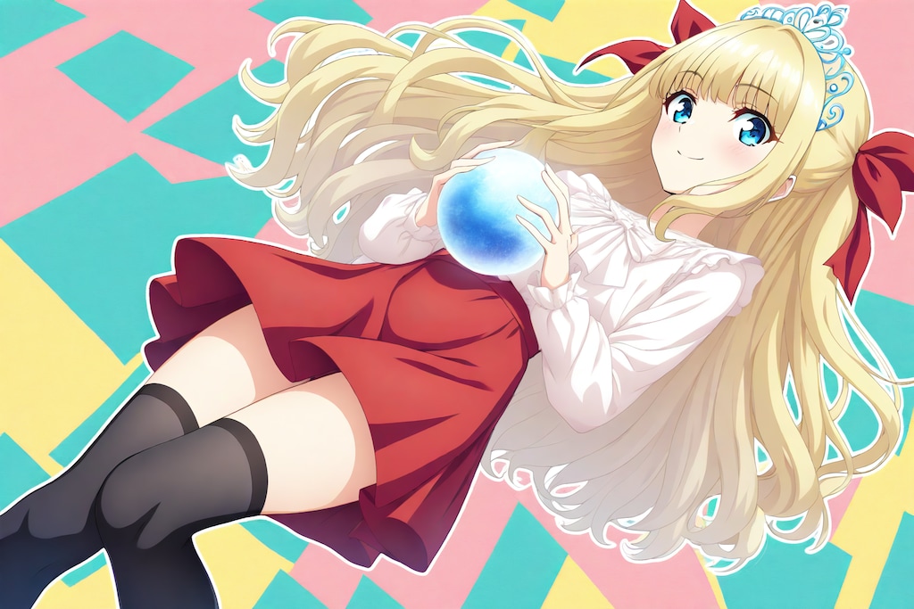 金髪の占い少女８