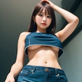 セクシー下乳お姉さん 2枚目