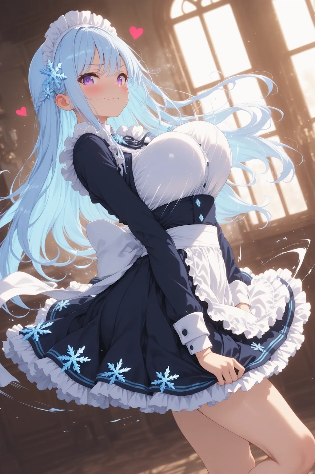 朝も元気なスーパーメイド🍈💓