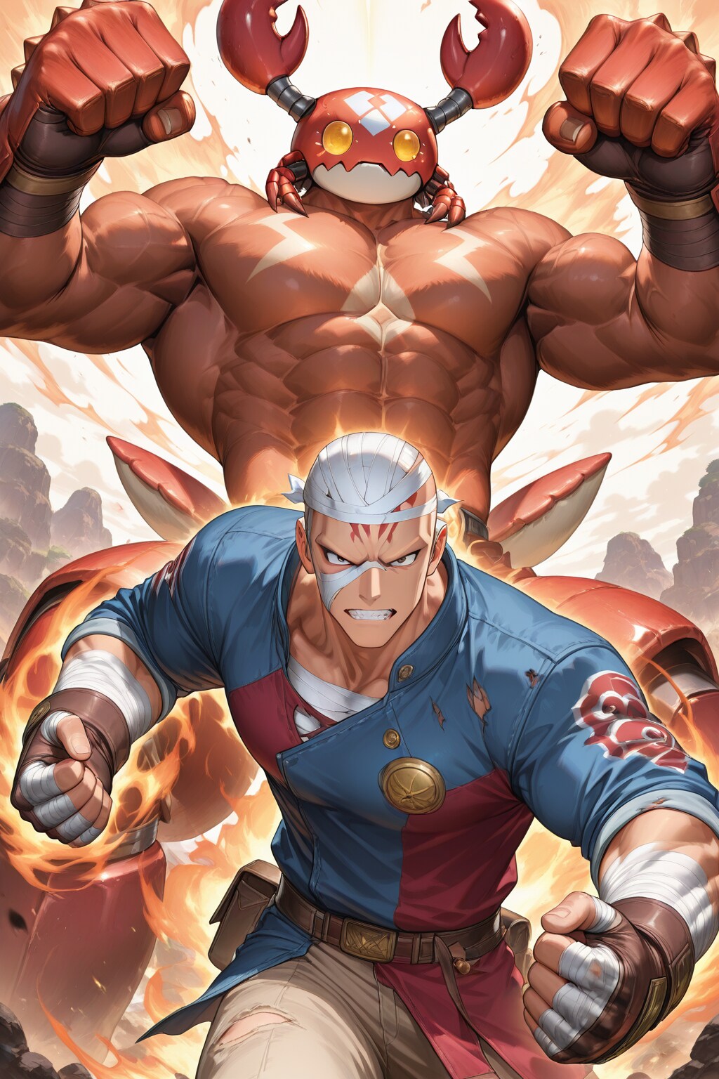 ガニ！蟹！！武の力!!! | の人気AIイラスト・グラビア