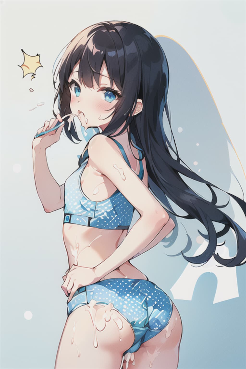 水玉模様の少女リメイク