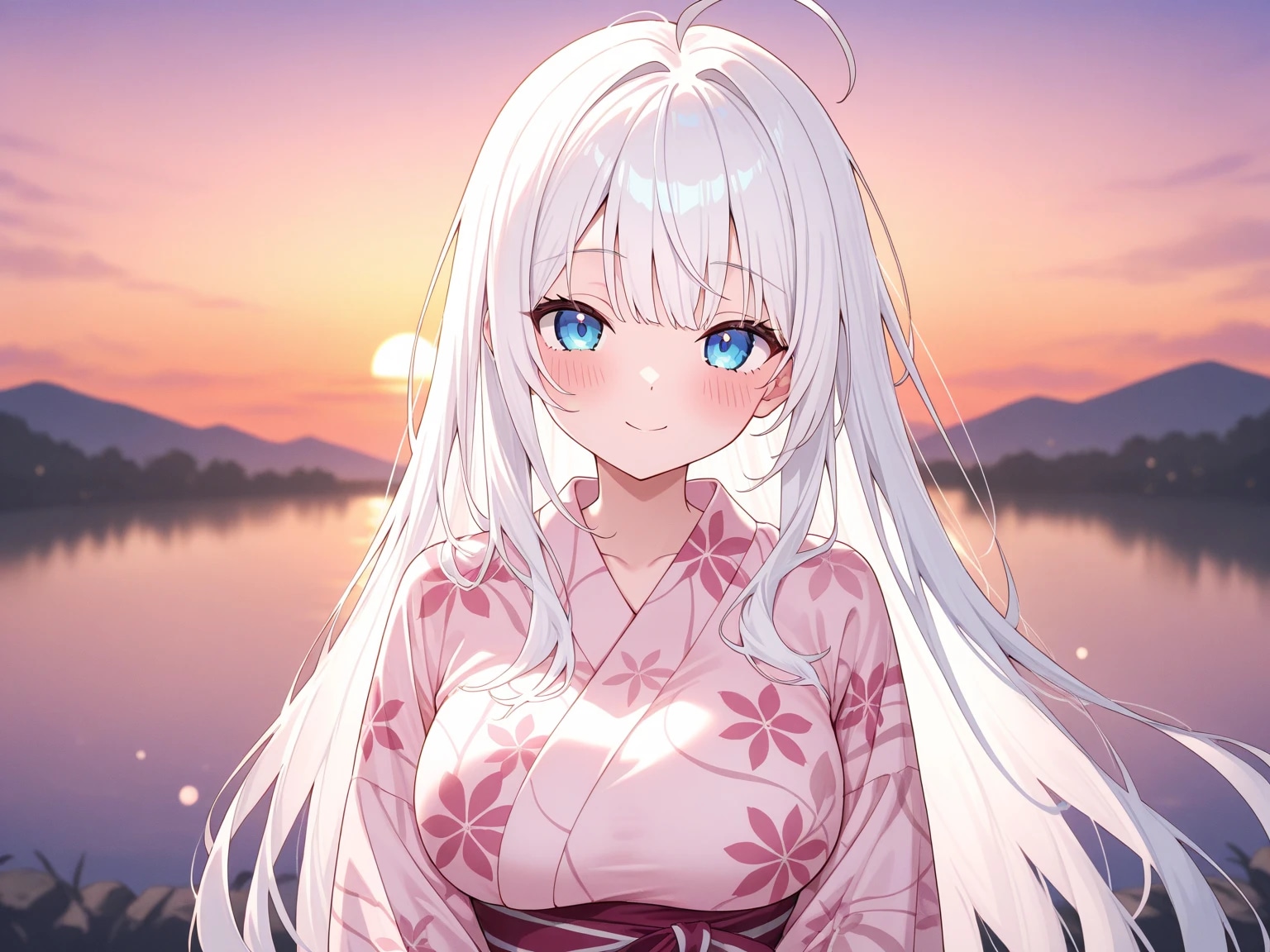 夕日