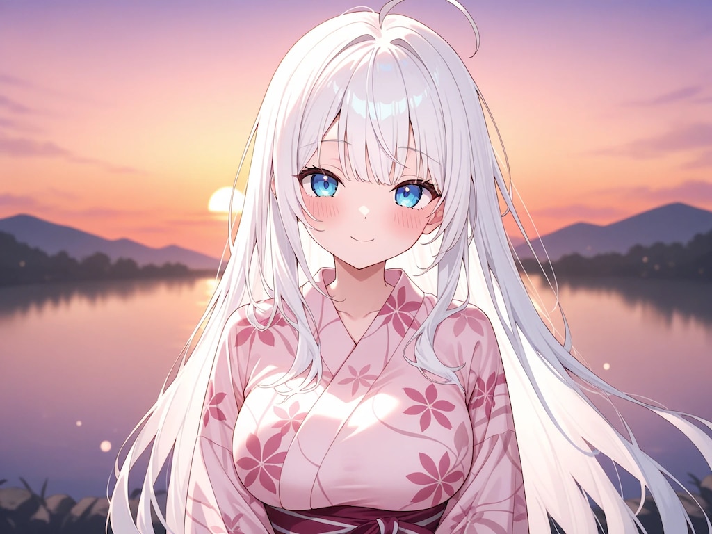 夕日