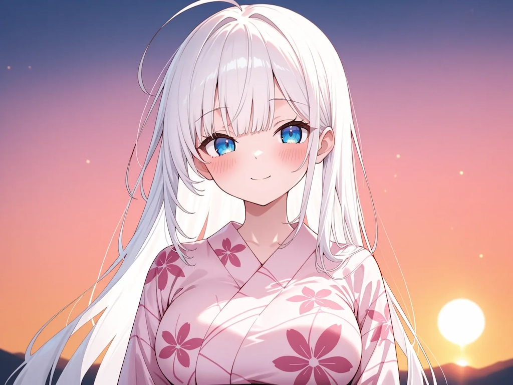 夕日