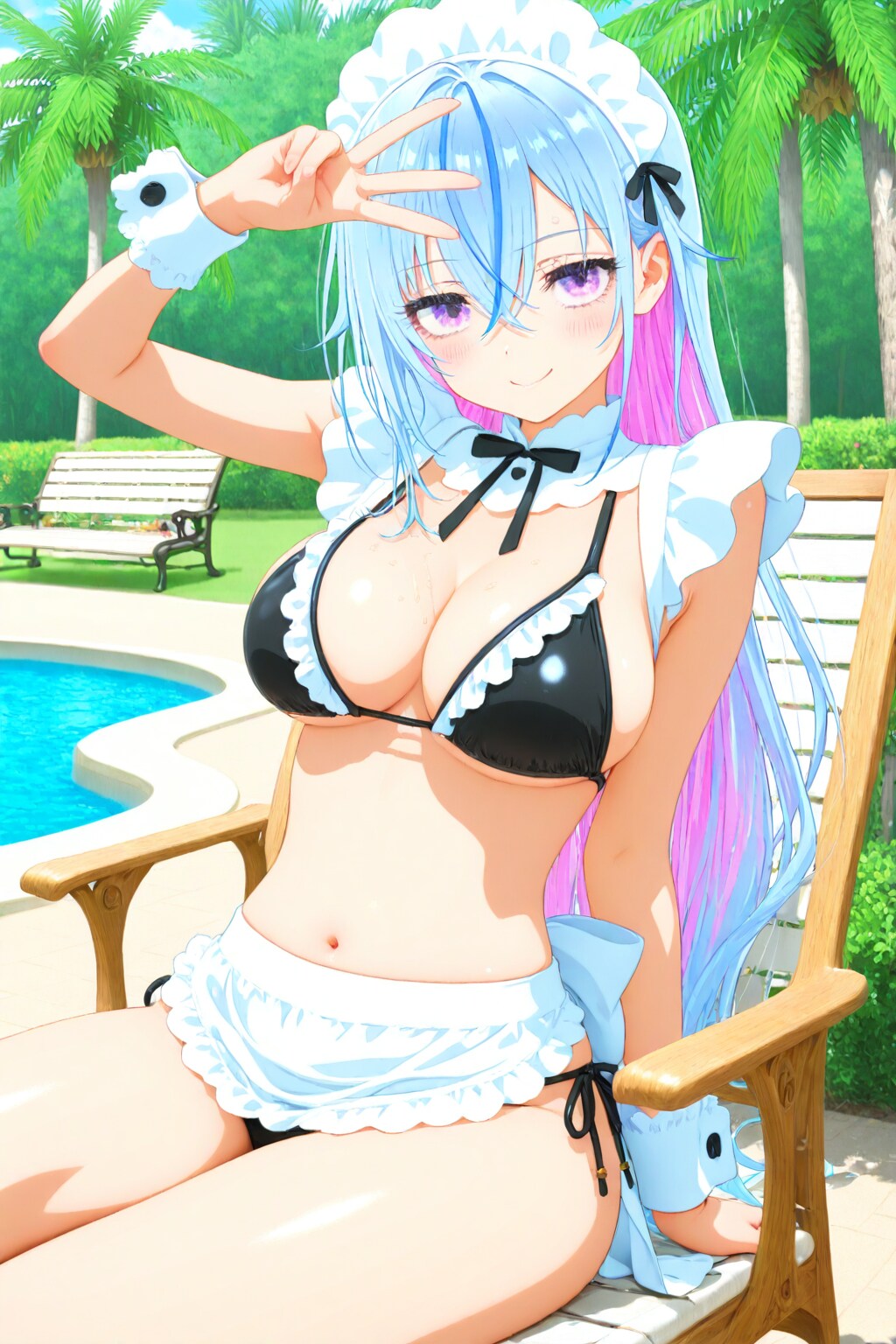 ビキニメイドでぇす　指1本おまけしときますねー