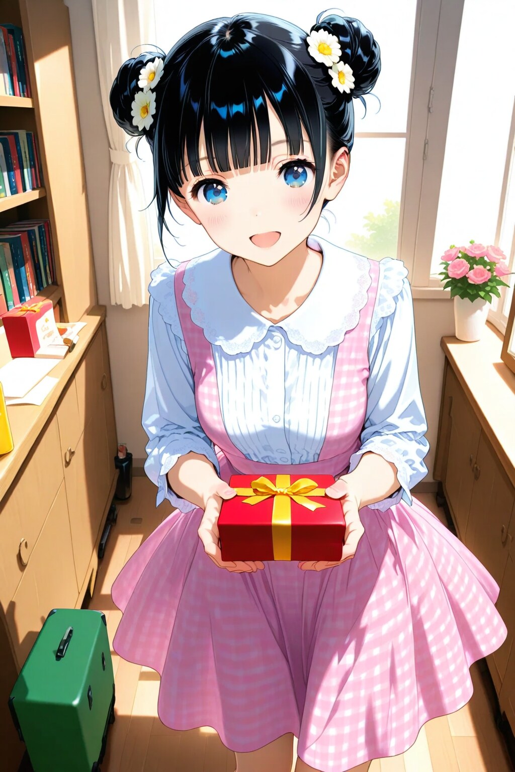 お土産をもらうおだんごちゃん🍡✨ | の人気AIイラスト・グラビア