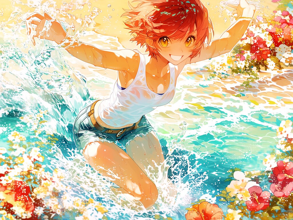 春の水辺（１）秋津七海　niji7