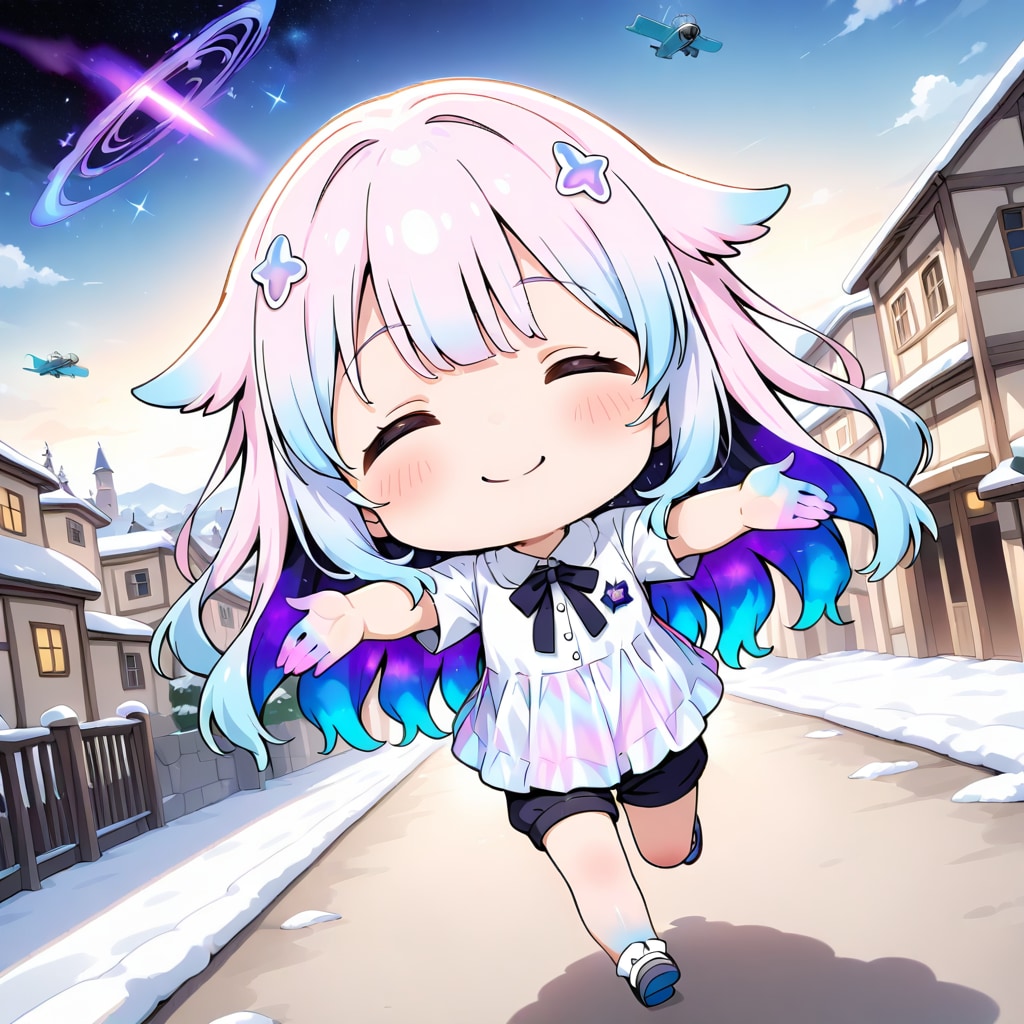 偏光色の髪を出したくて