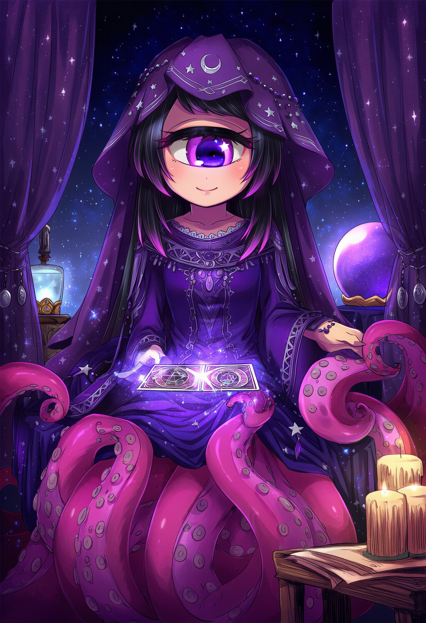 単眼スキュラ　占い師 | の人気AIイラスト・グラビア