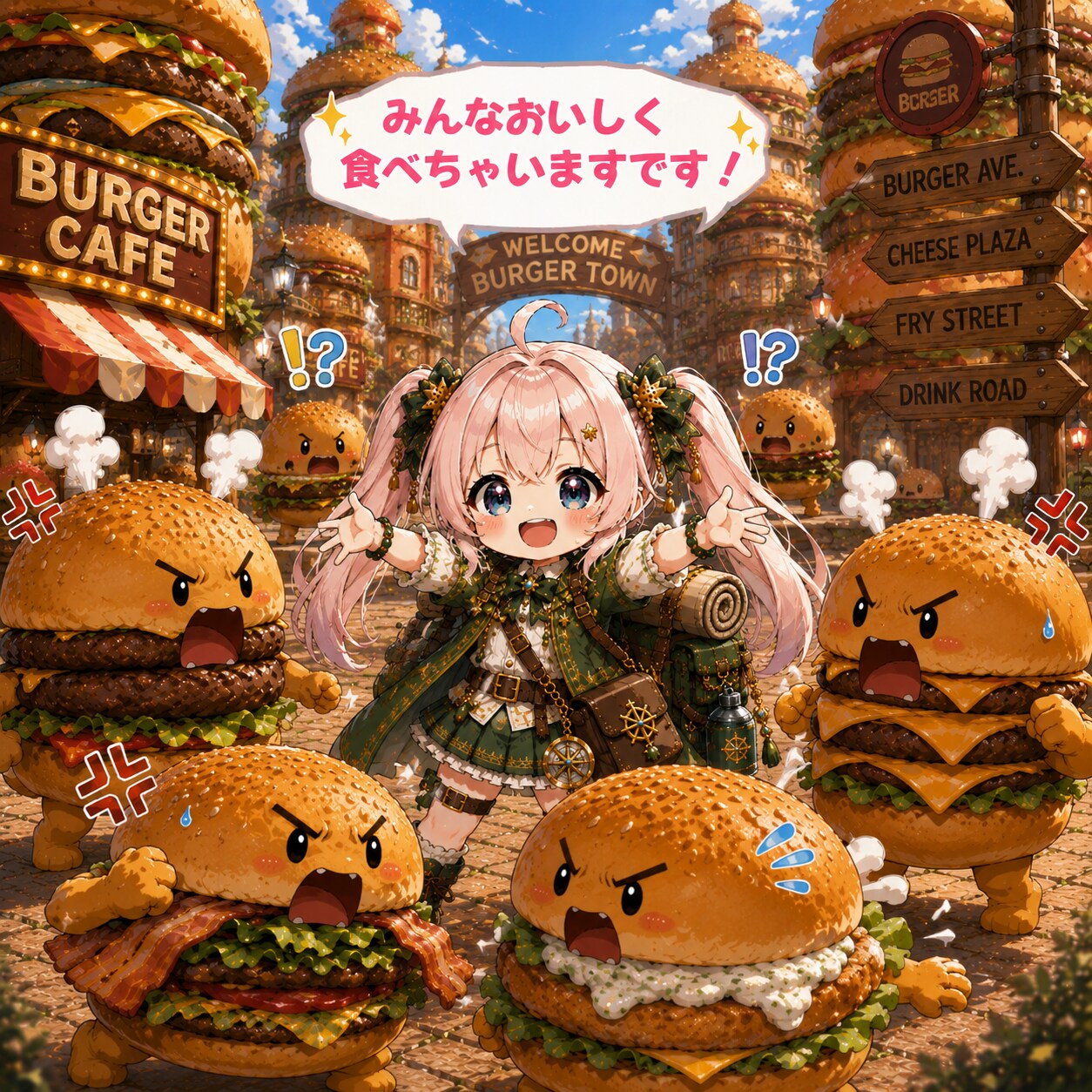 放浪皇女〜バーガーの街〜②