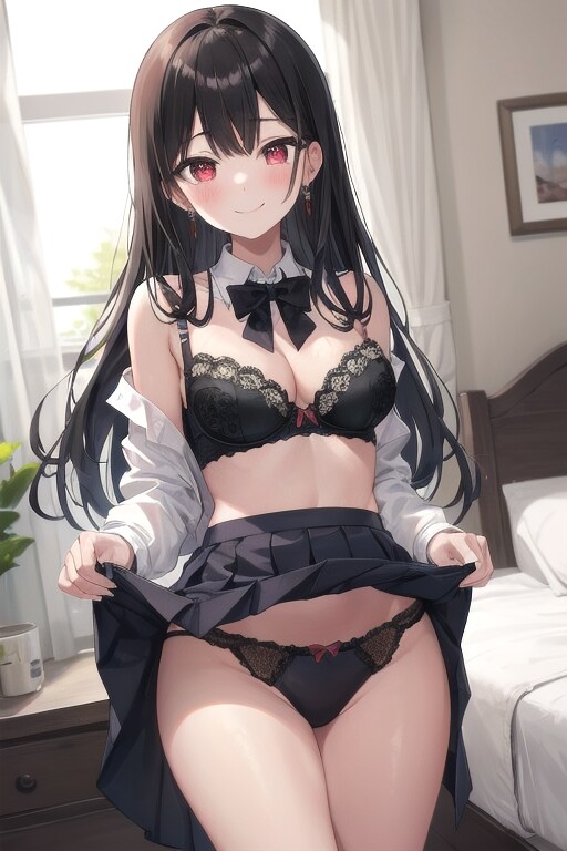 朝の挨拶をするエッチなリナちゃん