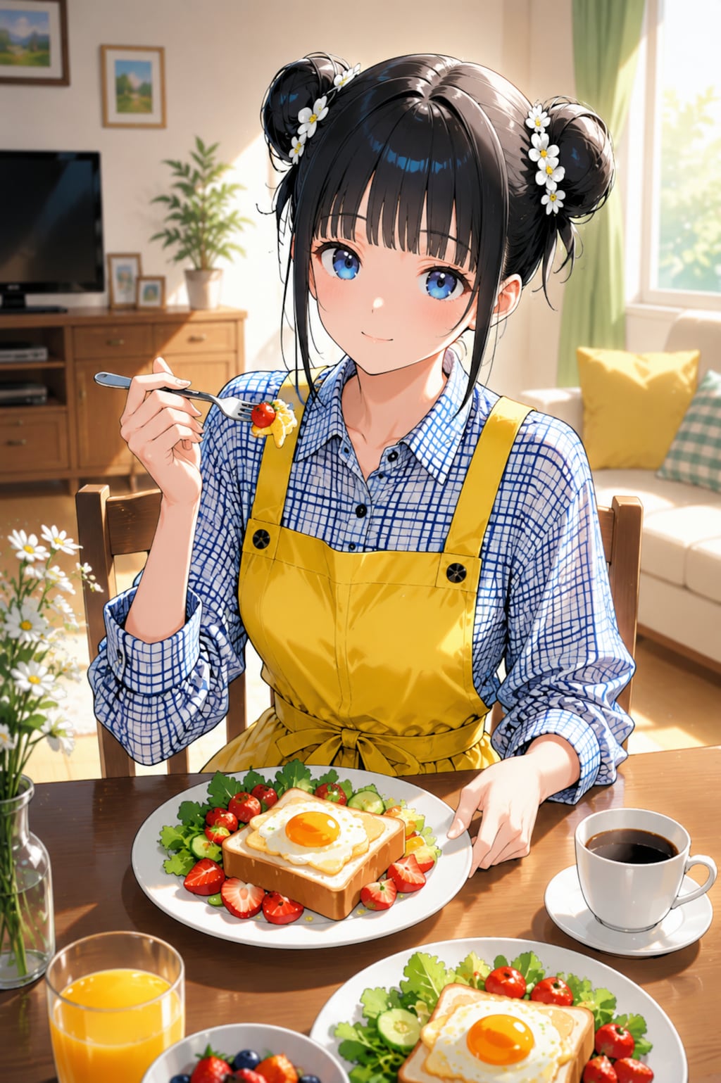 おだんごちゃん🍡✨と朝ごはん🍚✨　8/6
