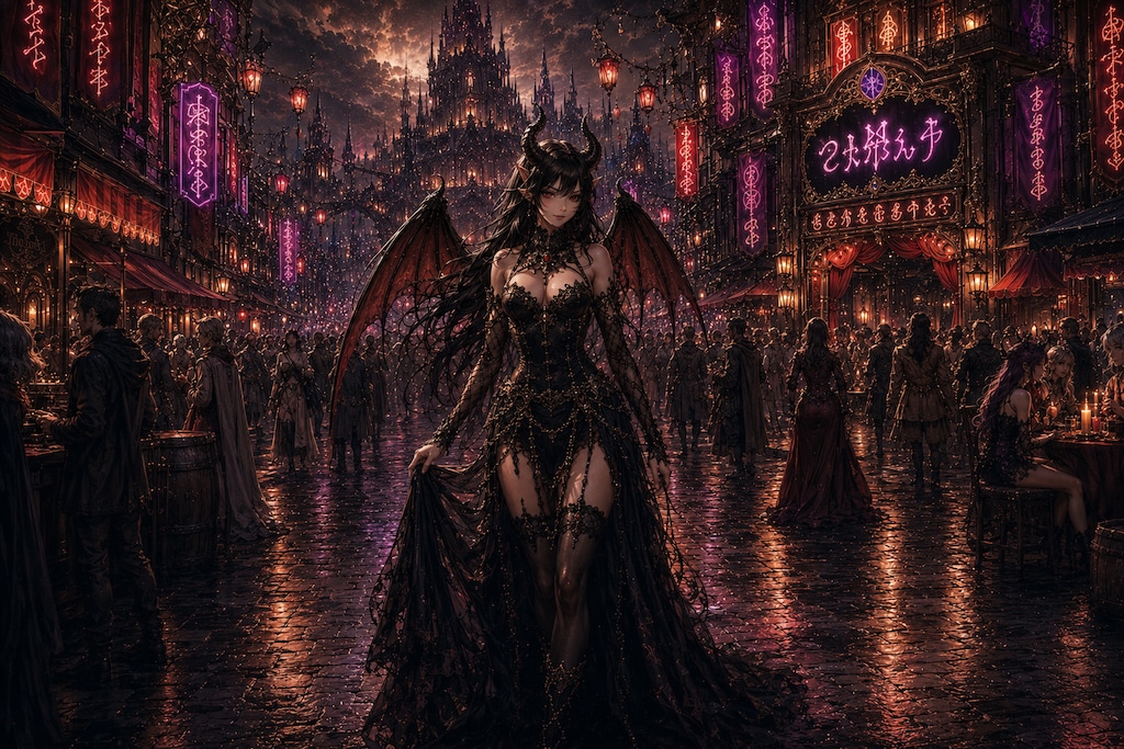 リリス・ノクターナの魔界都市案内