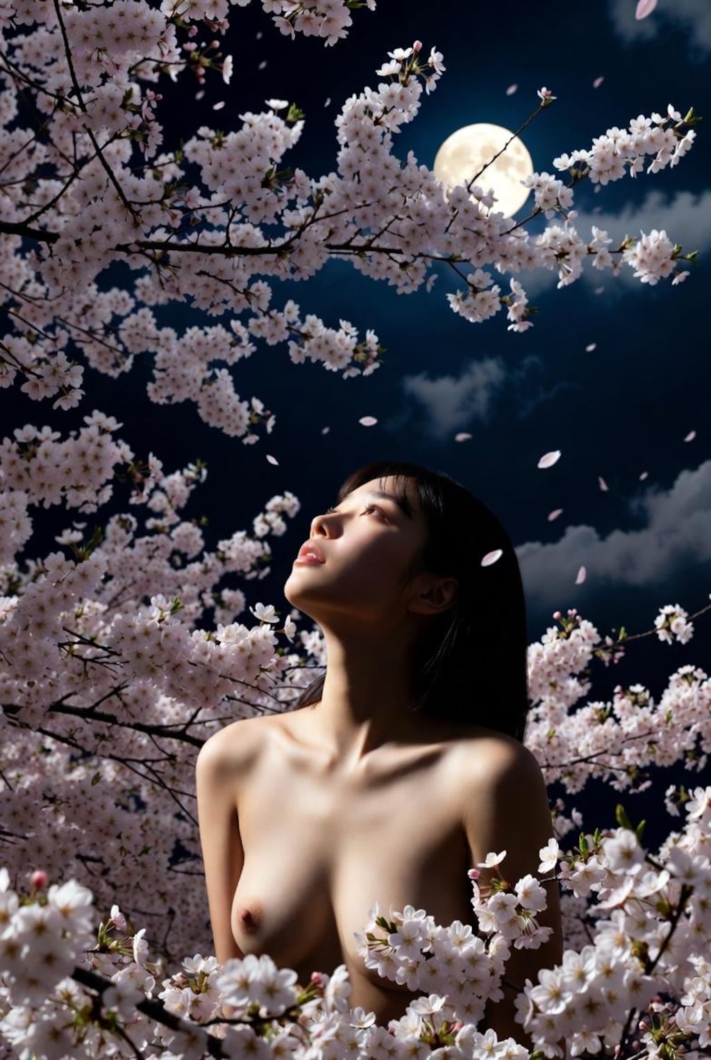 夜桜