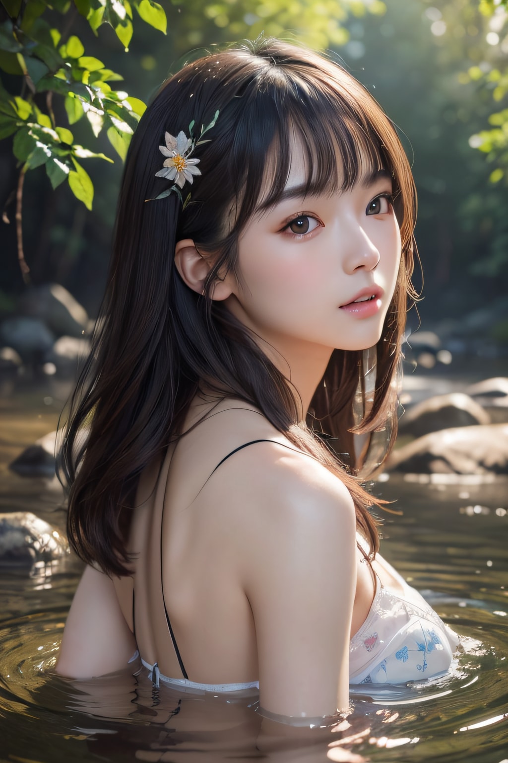 せせらぎに包まれて