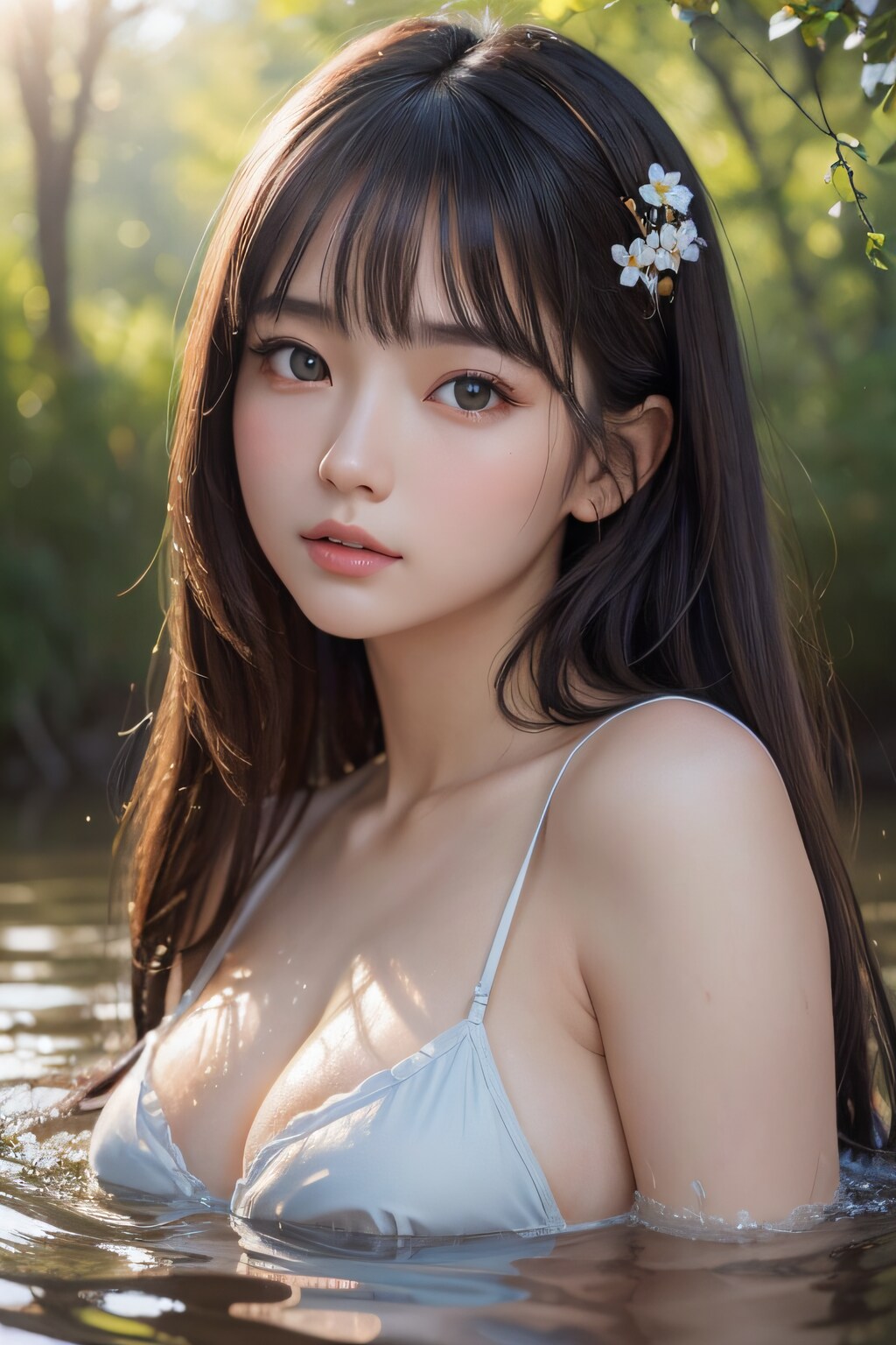 せせらぎに包まれて