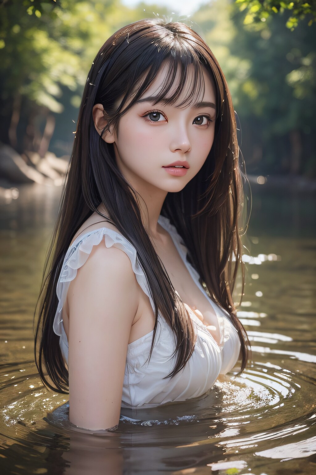 せせらぎに包まれて