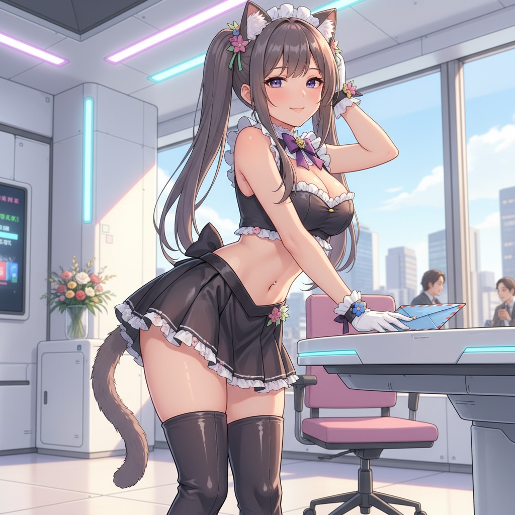 紫ツイにゃん。2月18日 #エアメールの日