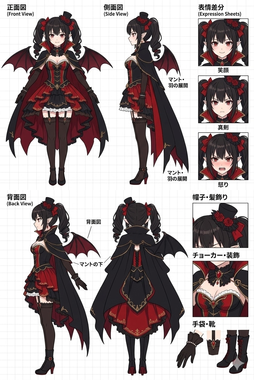 これまでに作ったキャラクターシート | の人気AIイラスト・グラビア