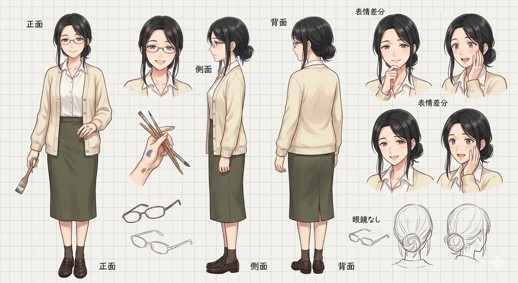 これまでに作ったキャラクターシート