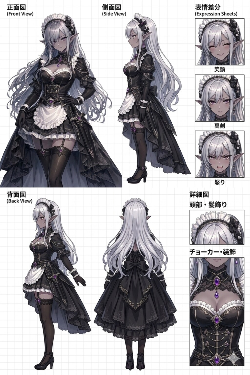 これまでに作ったキャラクターシート