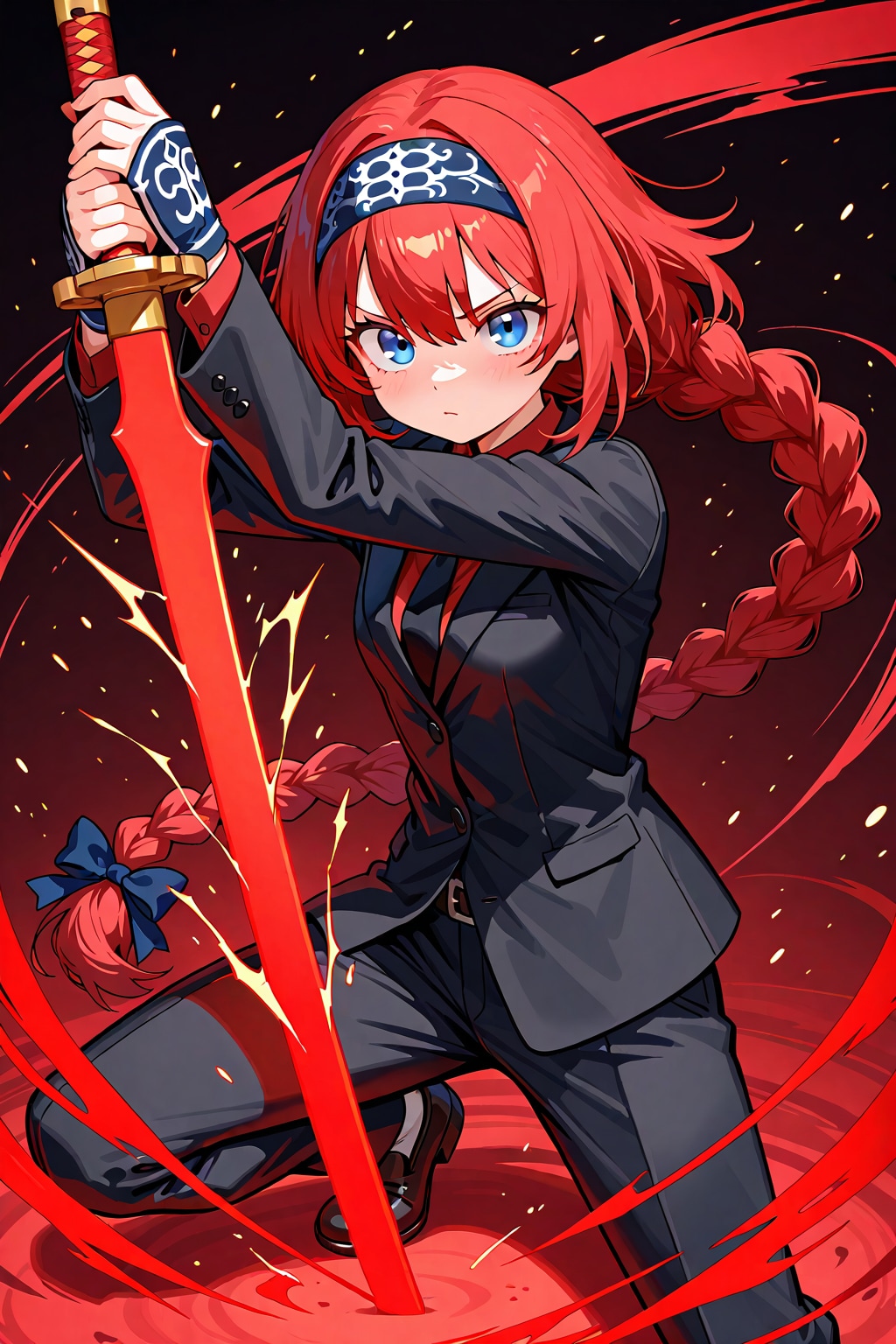 必殺！紅剣風陣！