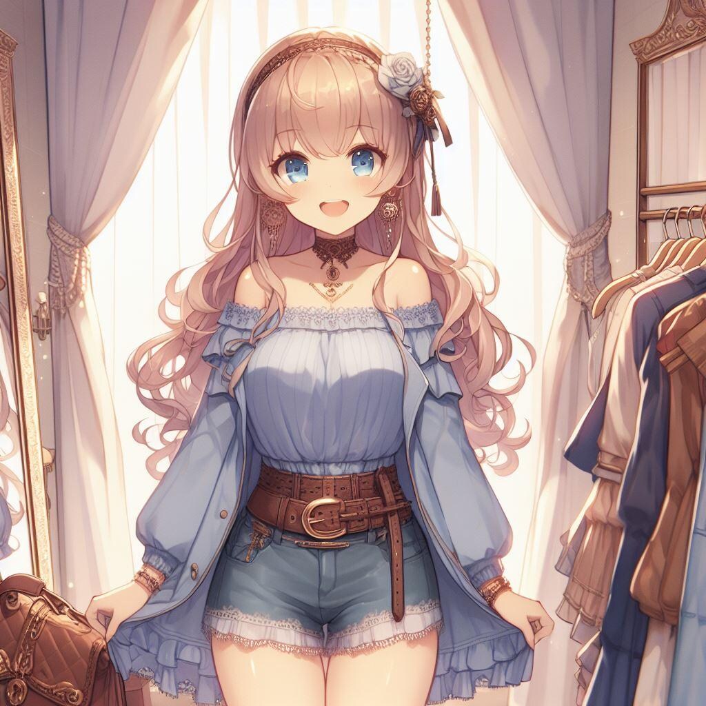 この服似合ってるかな？どう？