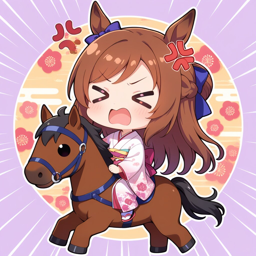 ほら早くっ！私達の年がきちゃうよ🐴