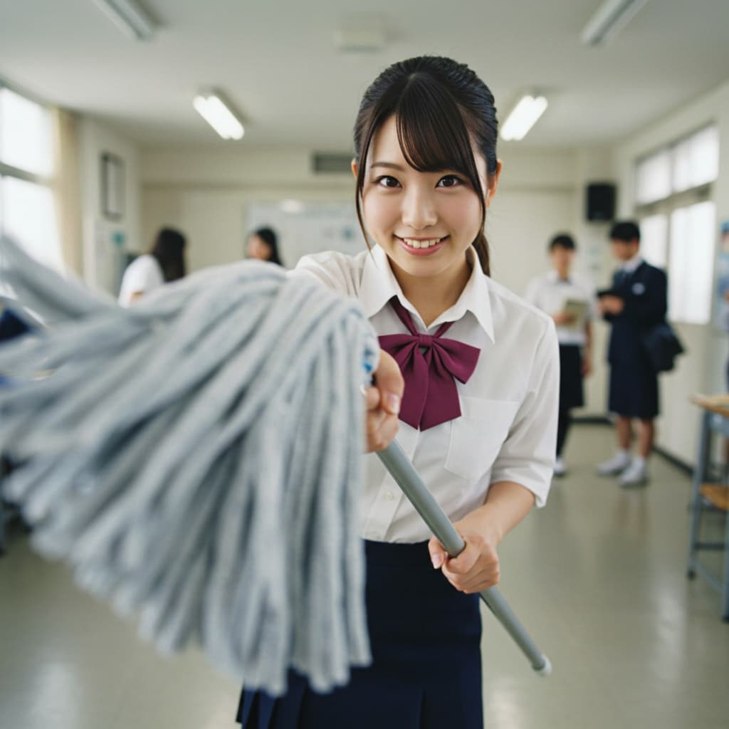 こら掃除しろー