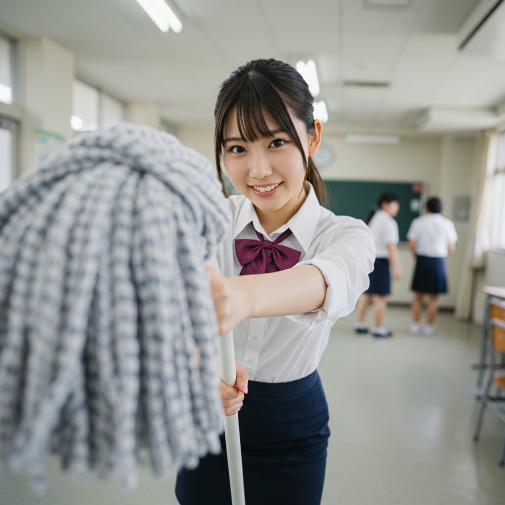 こら掃除しろー