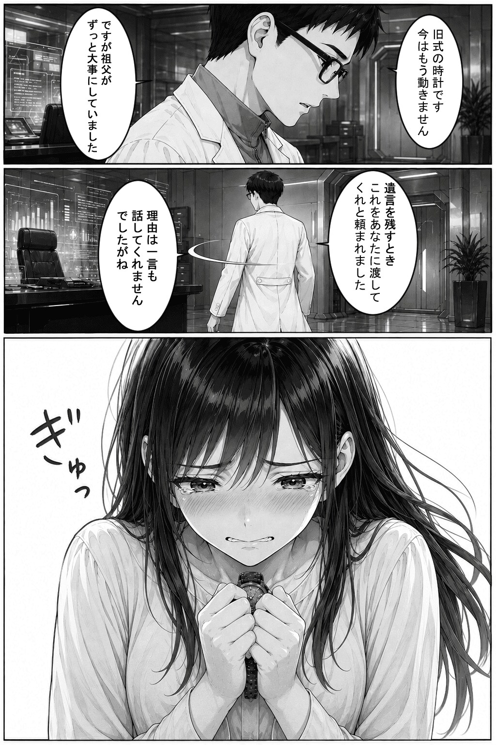 久遠の残り影【SF恋愛短編】（後編）