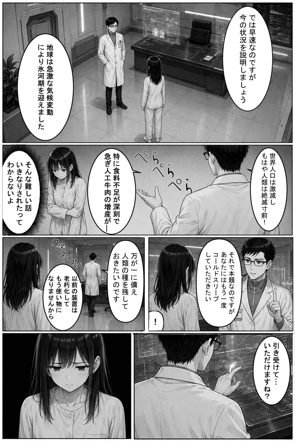 久遠の残り影【SF恋愛短編】（後編）