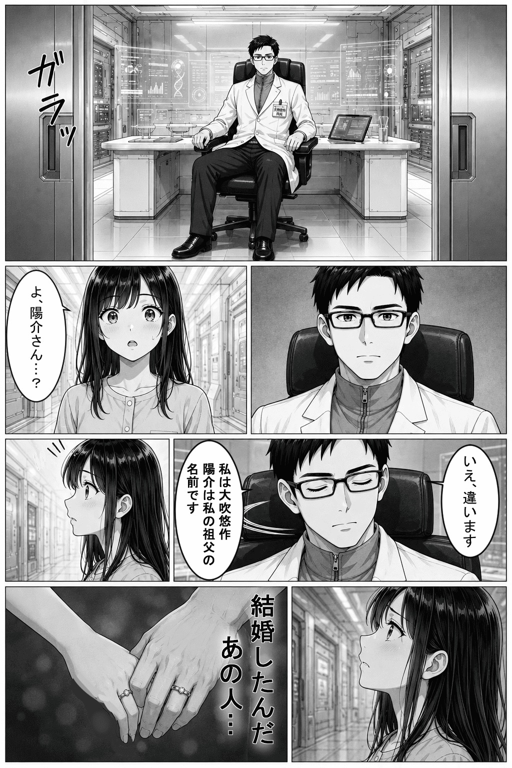 久遠の残り影【SF恋愛短編】（後編）