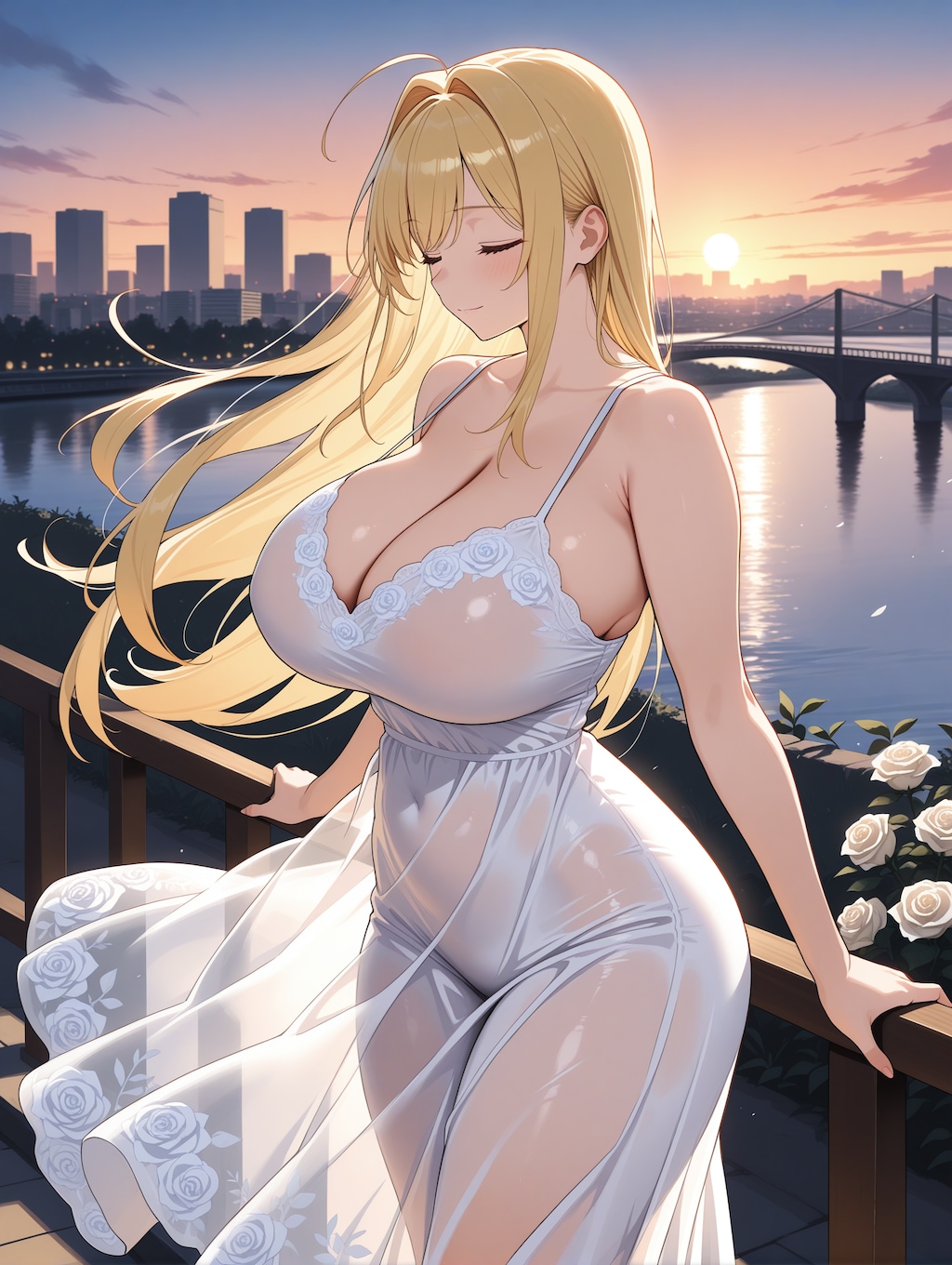 夏の夕暮れ