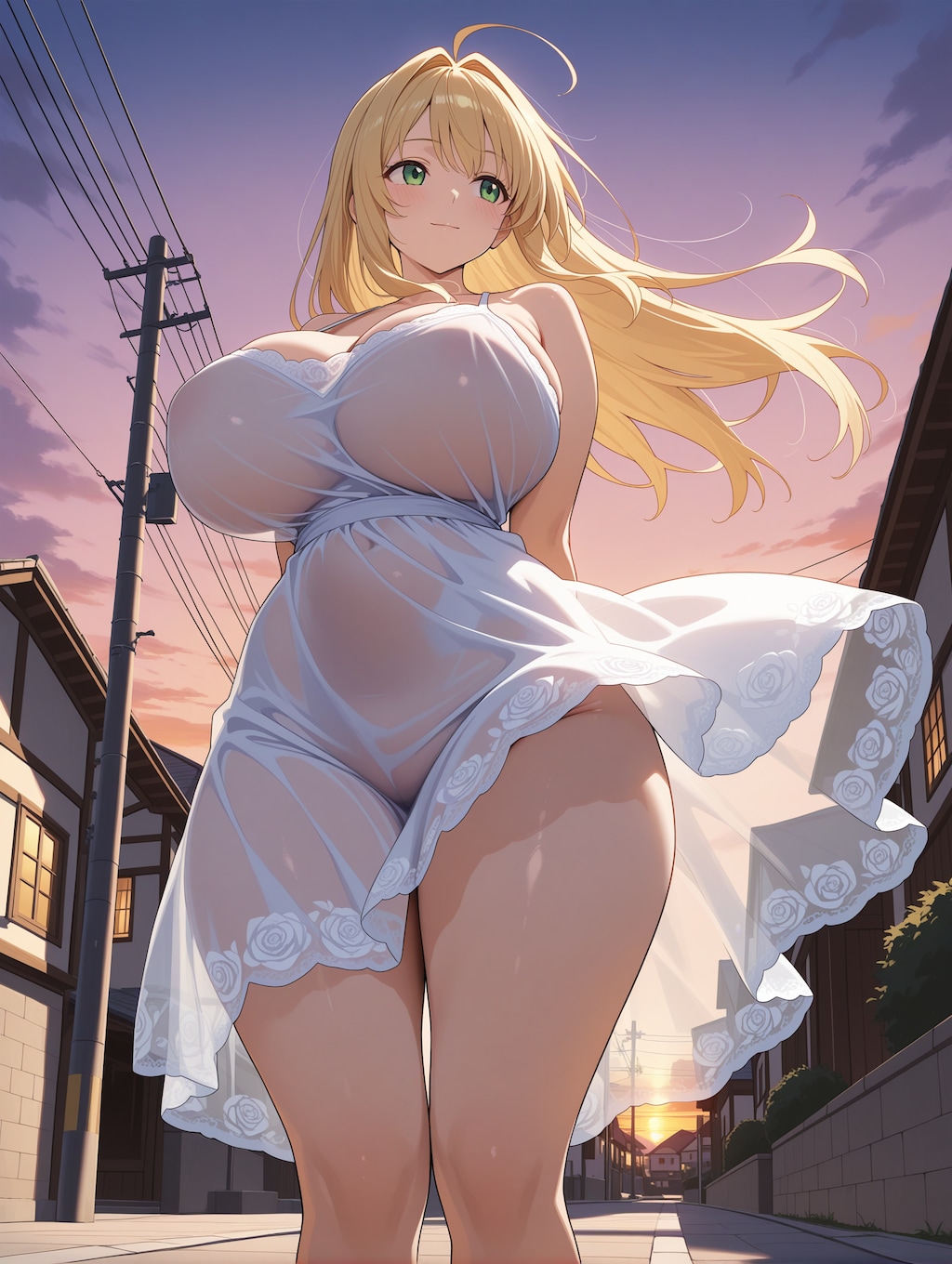 夏の夕暮れ