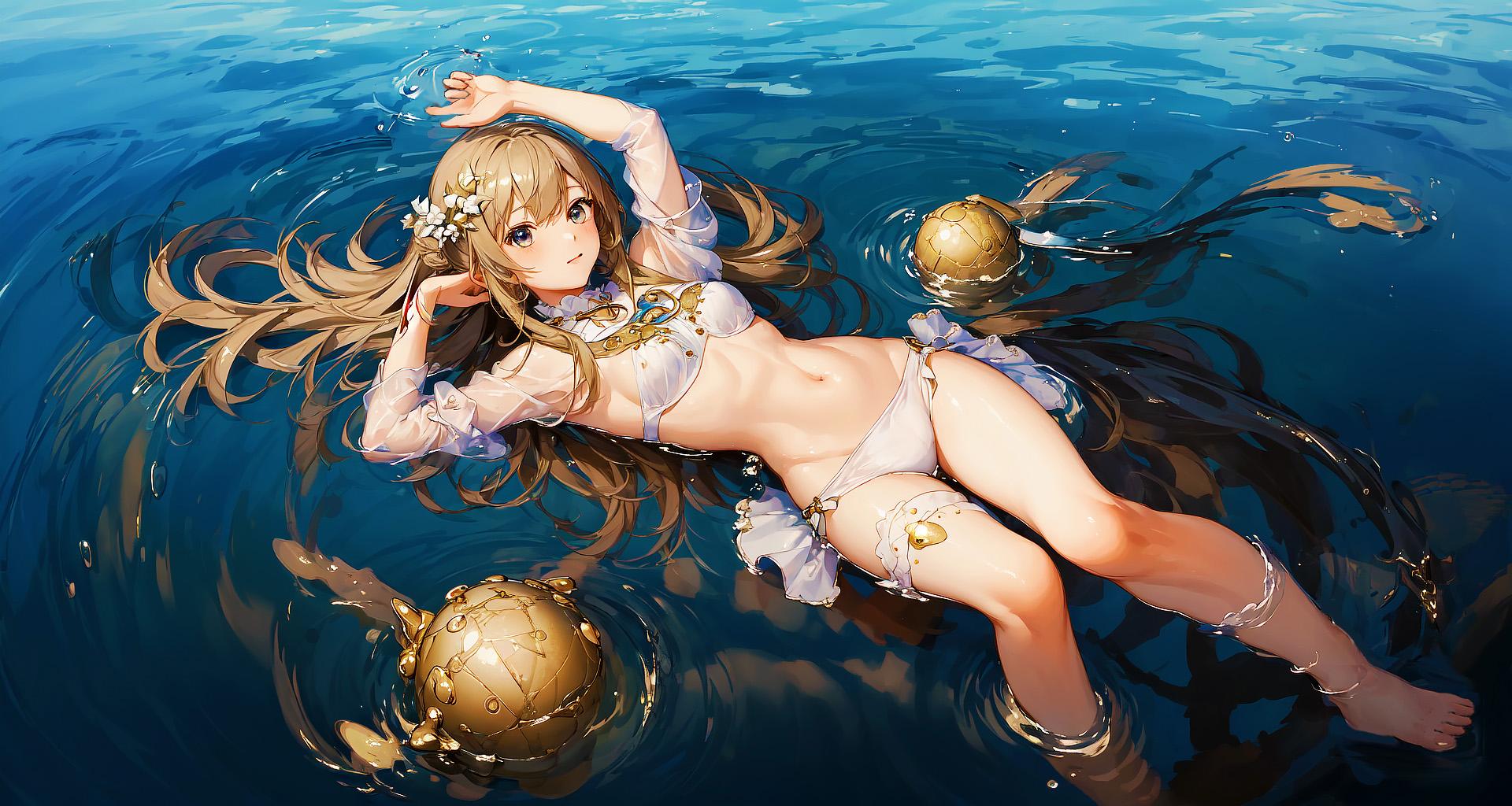 浮かぶ少女④