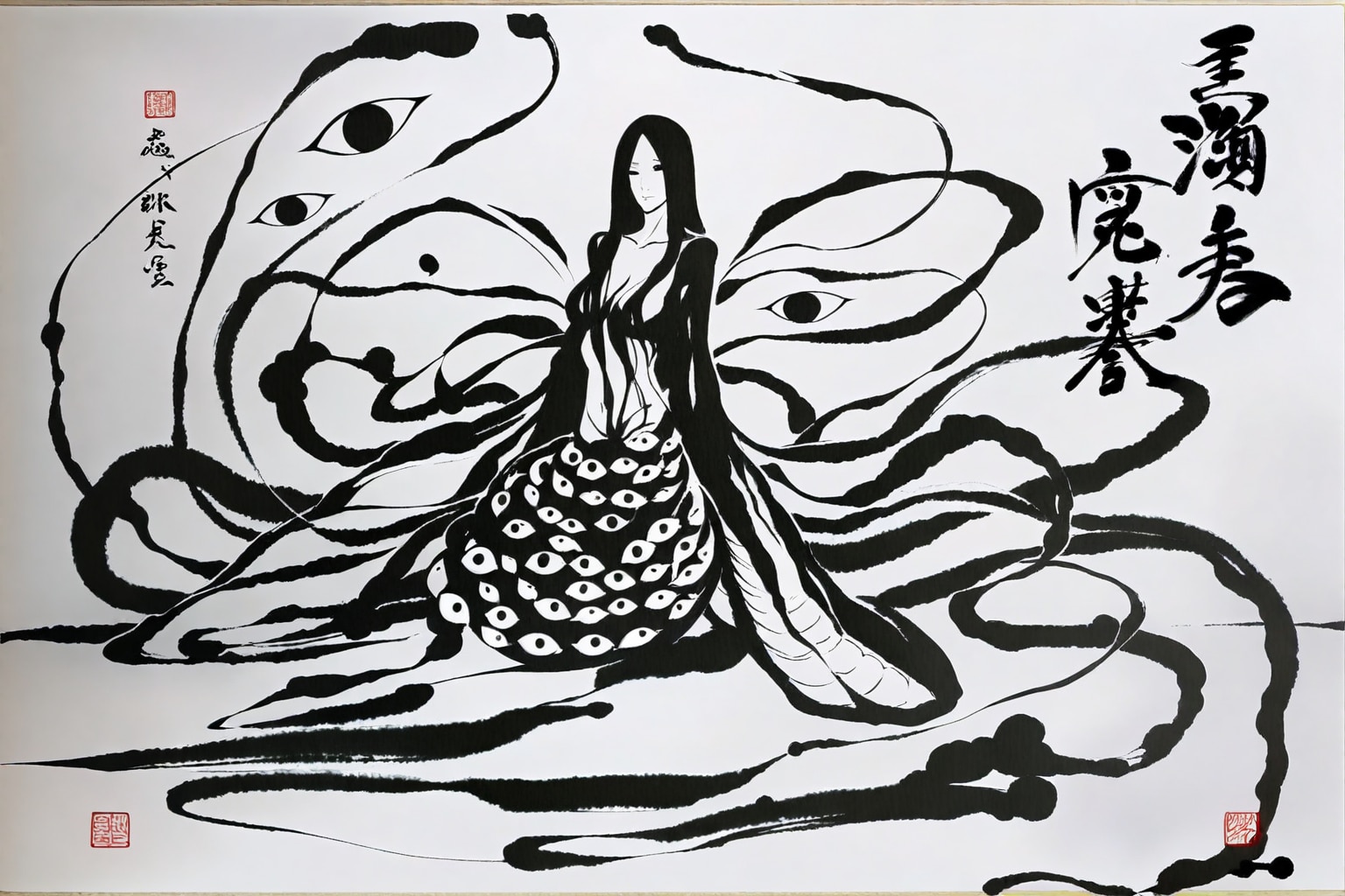 百鬼夜行 百目鬼 | の人気AIイラスト・グラビア