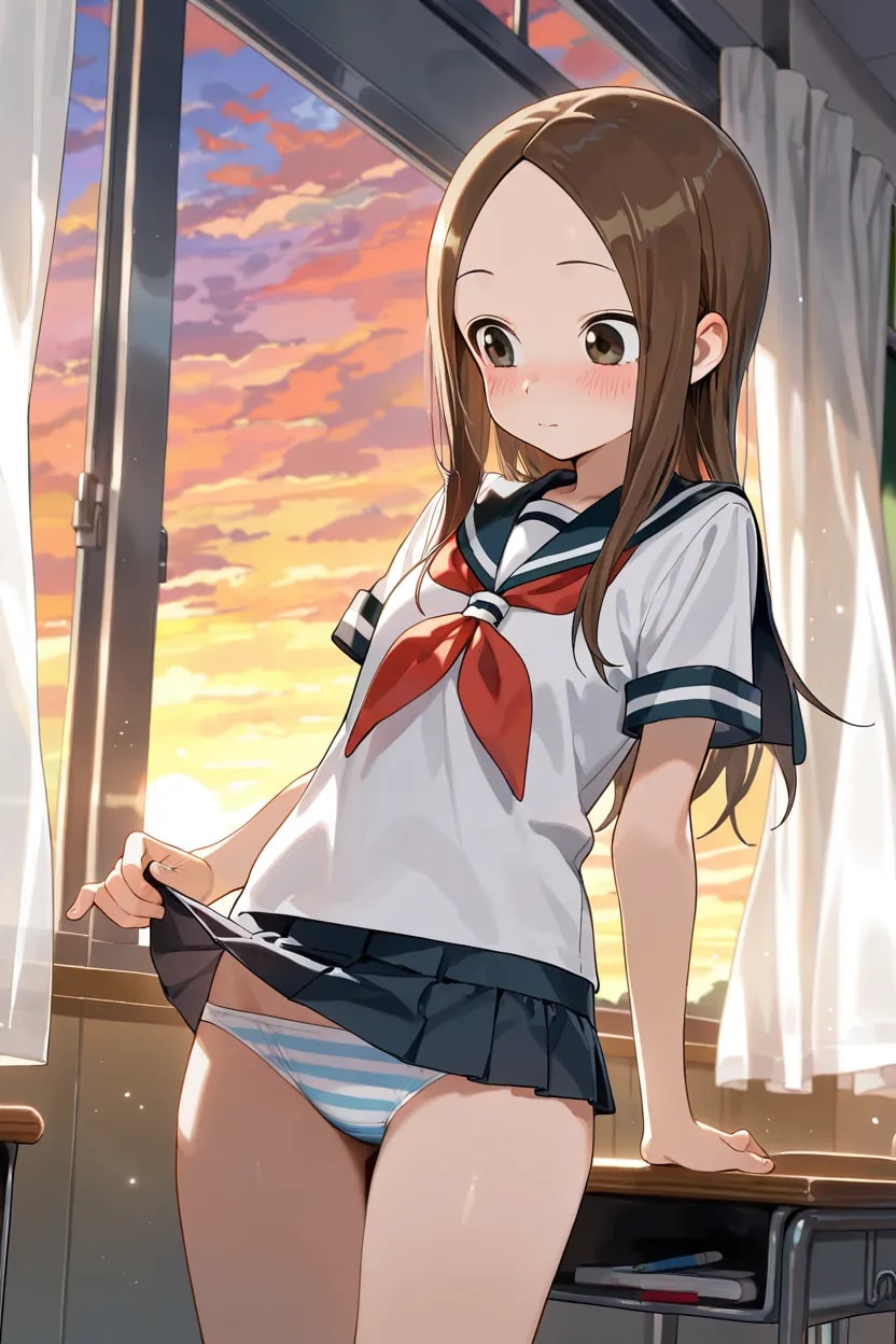 ミニスカ露出してたら