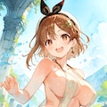 これが同じ生成AI製のラ〇ザなのが？😆ｗｗ・・最近のAIちゃんは本当に器用ですな♪（でも、リアルCG調はラ〇ザの太ももが細い？） 2枚目