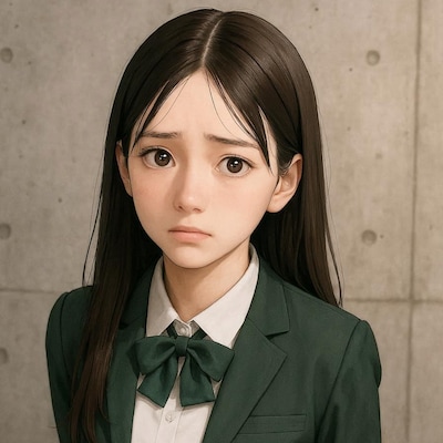 【別バージョン】囚われ強制断髪直前のカミグリーン②