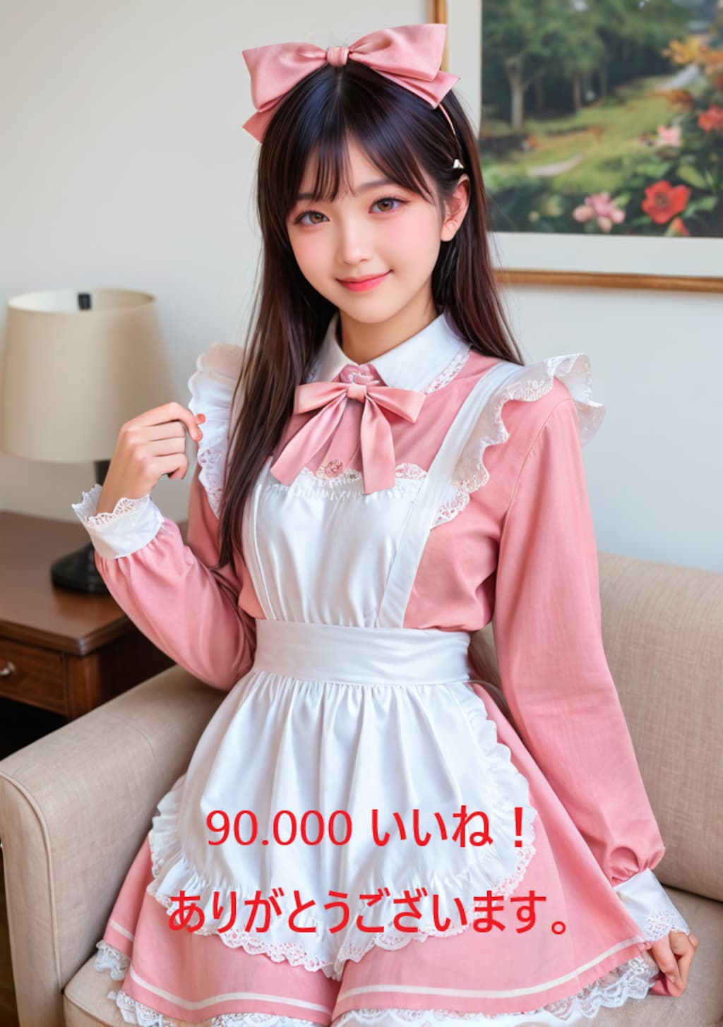 90.000　いいね！　ありがとうございます。