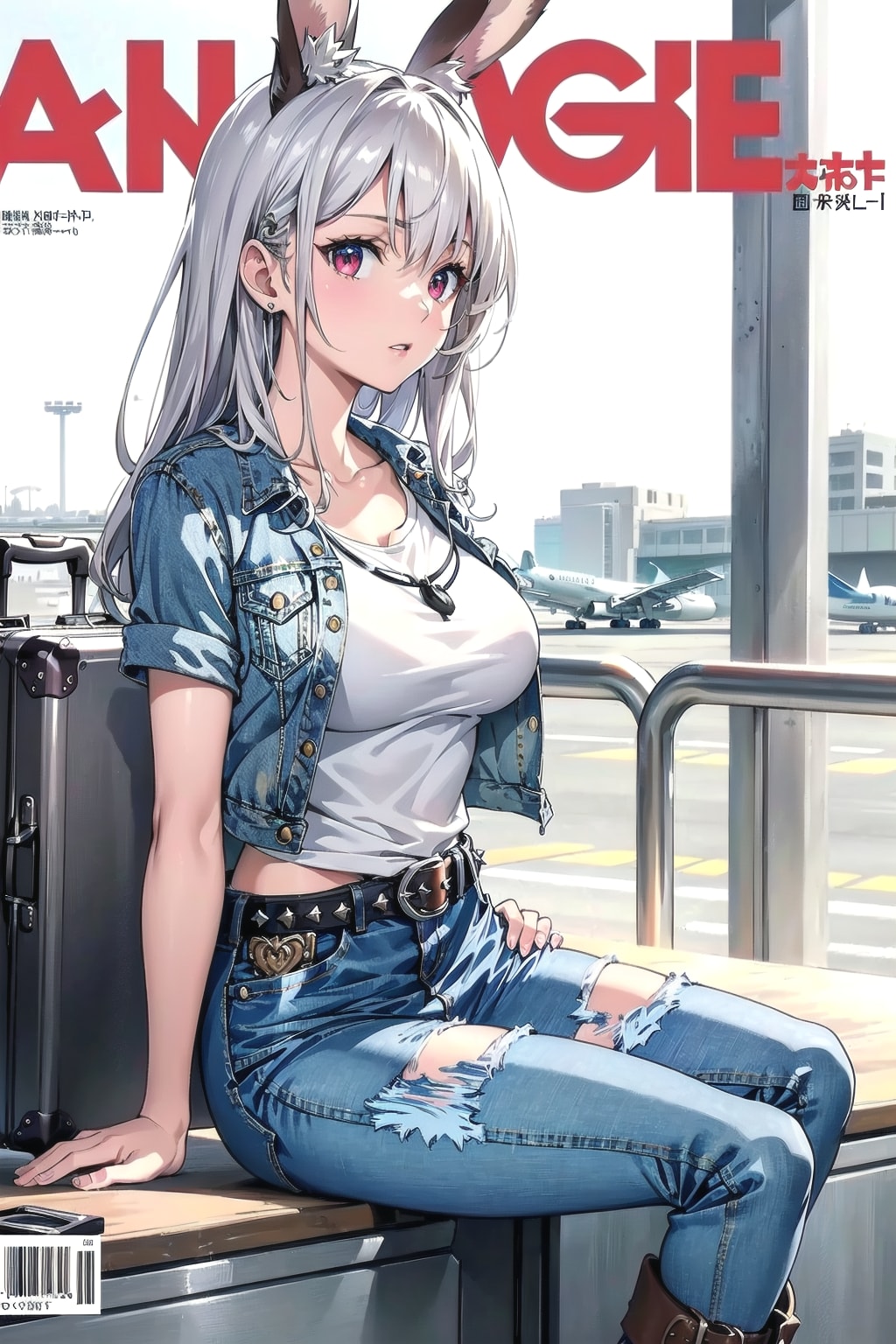 兎耳女子高生情報誌「うさみみマガジン」新刊📕✨