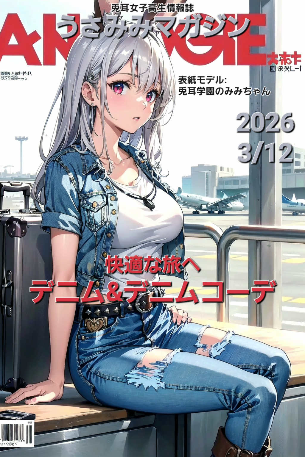 兎耳女子高生情報誌「うさみみマガジン」新刊📕✨