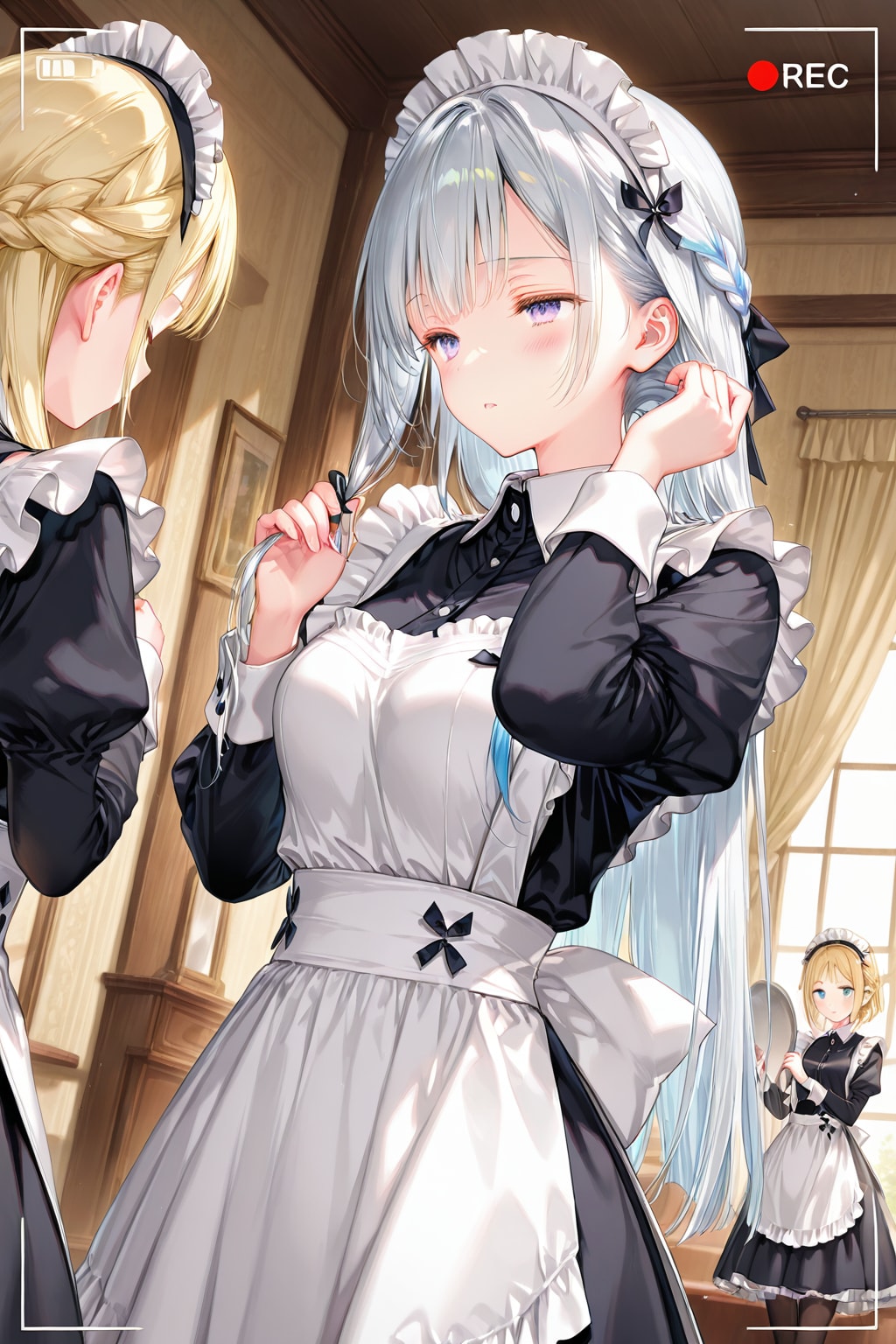 侍女たちの朝支度《ちちぷい生成機能版》 | の人気AIイラスト・グラビア