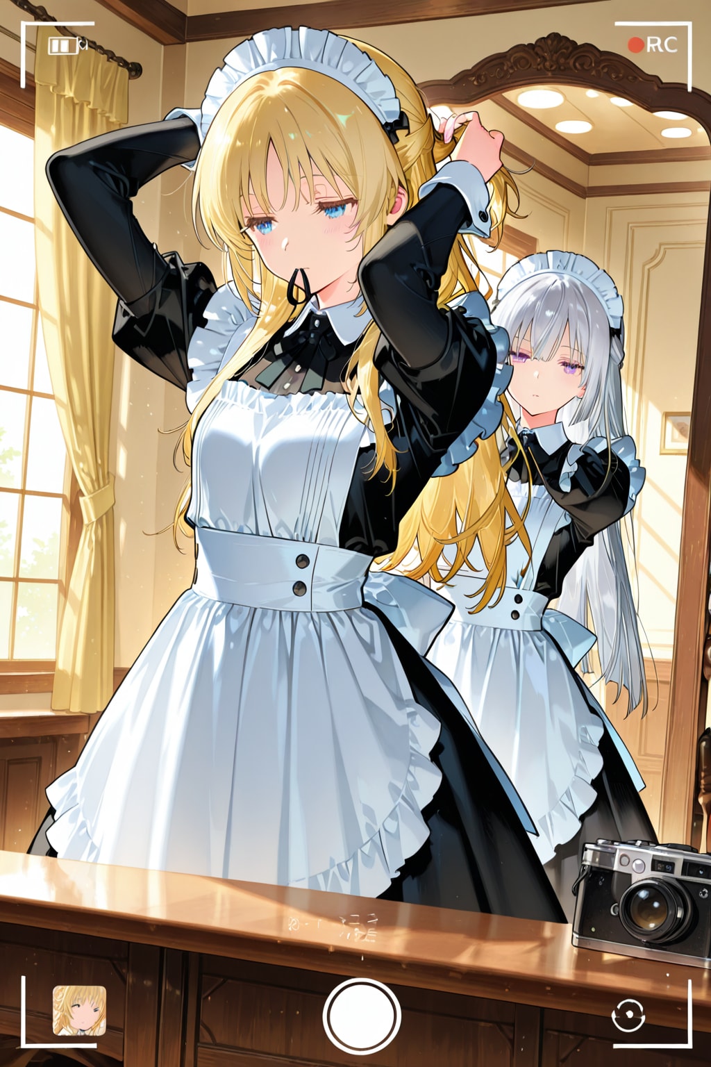 侍女たちの朝支度《ちちぷい生成機能版》