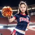 女子高生チアガール４ 2枚目
