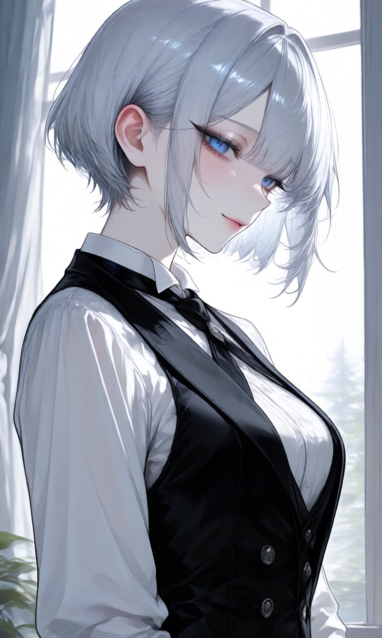静かなまなざし | の人気AIイラスト・グラビア