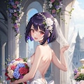 横乳ウェディング 3枚目