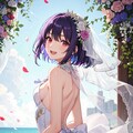 横乳ウェディング 2枚目