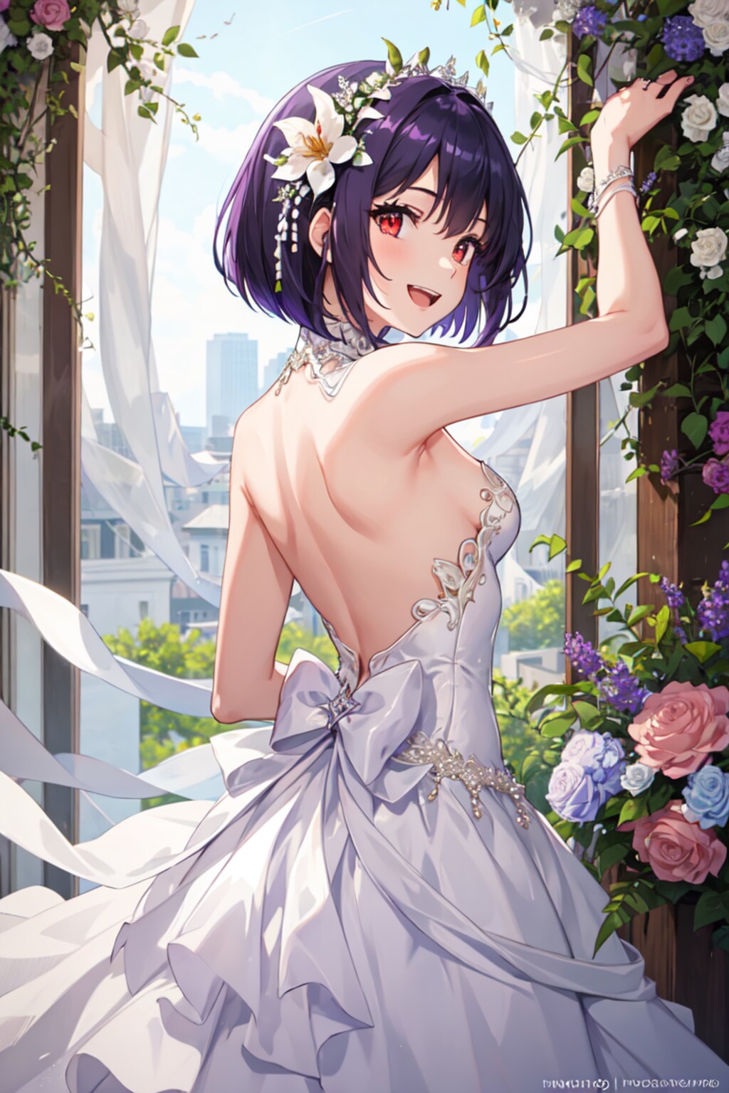 横乳ウェディング